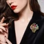 Kim Cương Giả Hoa Giỏ Trâm Nhỏ Giọt Dầu Hoa Giỏ Trâm Cài Huy Hiệu Pin Cho Trang Sức Làm Quần Áo Túi Tiếp Liệu