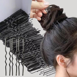 50 / 150 / 250 Cái Đen Vô Hình Sóng Hình Chữ U Bobby Pins - Kẹp Tóc Thời Trang Nữ Cho Kiểu Tóc DIY