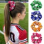YT4 Lớn In Hình Bóng Đá Scrunchies Đàn Hồi Cao Dây Buộc Tóc Phong Cách Thể Thao Cho Nữ Sử Dụng Hàng Ngày