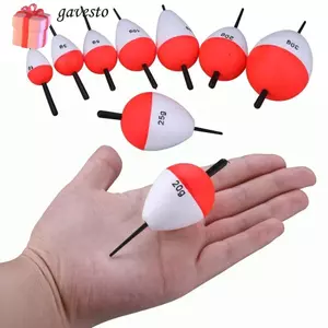 GAVESTO 10 Cái / bộ Bobber Câu Cá, Phao Câu Cá EVA Trắng Đỏ, 3 / 5 / 10 / 20g Phao Câu Cá Chất Lượng Cao