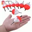 GAVESTO 10 Cái / bộ Bobber Câu Cá, Phao Câu Cá EVA Trắng Đỏ, 3 / 5 / 10 / 20g Phao Câu Cá Chất Lượng Cao