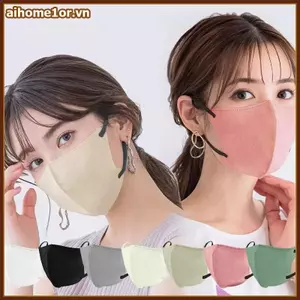 AIHOM 100 Chiếc Khẩu Trang Người Lớn Phong Cách Nhật Bản 3D Dùng Một Lần Thoáng Khí Để Bảo Vệ Hàng Ngày,