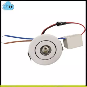 Đèn điểm nhôm Led Mini Down Light 5 chiếc Đèn trần âm trần có thể điều chỉnh độ sáng Ac85-265v, Trắng hoặc Goid Gold Choice A