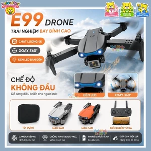 E99 – Máy bay không người lái điều khiển từ xa gập gọn 4K camera kép quay phim trên không