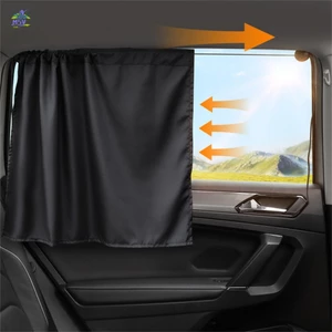 Rèm che nắng cửa sổ bên ô tô Cốc hút UV Heat Blocker Rèm bảo mật