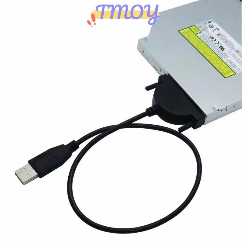 TMOY USB 2.0 Cáp SATA Bộ Chuyển Đổi Trình Điều Khiển Quang Cáp CD / DVD-ROM Ổ Cáp Cho PC Laptop Notebook TMOY