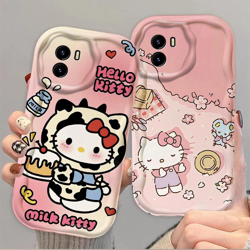 Thích hợp cho Redmi A1 A2 Plus 3D Soft TPU Cartoon Kitty Female Vỏ điện thoại chống sốc