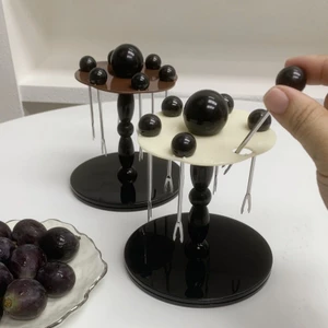 Nhẹ Sang Trọng Trái Cây Nĩa Bộ Hộ Gia Đình Thép Không Gỉ Trái Cây Chọn Món Tráng Miệng Dễ Thương Nĩa Nhỏ Xoay Được Giá Để Đồ Ổ Cắm Trái Cây26061113