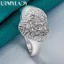 URMYLADY Bạc 925 Trái Tim Zircon 7-10 # Nhẫn Nữ Thời Trang Tiệc Cưới Trang Sức Quyến Rũ