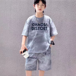 Bộ đồ mùa hè cho bé trai – Áo tay ngắn + quần shorts mỏng, phong cách năng động và thoải mái