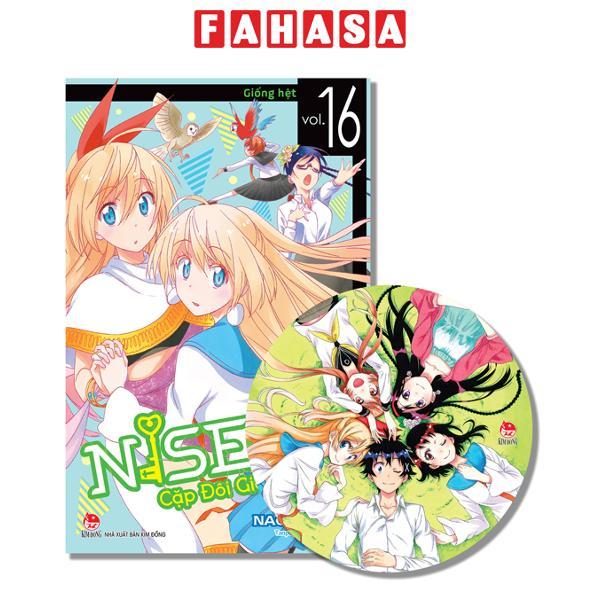 Sách - Nisekoi - Cặp Đôi Giả Tạo - Tập 16 - Giống Hệt - Tặng Kèm Lót Ly