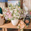 <cosyh>Artificial Flowers Balanced Visual Presentation Cloth Material Elegant Style