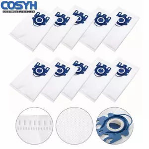 <cosyh>Advanced Filtration 10 Pack Vacuum Cleaner Bags Compatible with For Miele Models