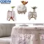 <cosyh>Decorative Table Runner Charming Floral Patterns Keeps Dust Away For Bedroom