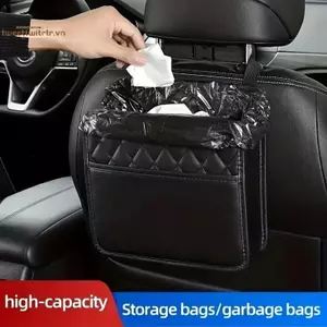 Túi đựng đồ treo ghế ô tô TRTR Ba, Túi đựng rác Baseat, Hộp đựng đồ, Tổ chức đa chức năng VN