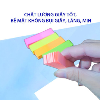 Giấy Note Phân Trang 5 Màu Pronoti 40434 – Giấy Nhớ Đánh Dấu Sách Quản Lý Tài Liệu Nhỏ Gọn Tiện Lợi