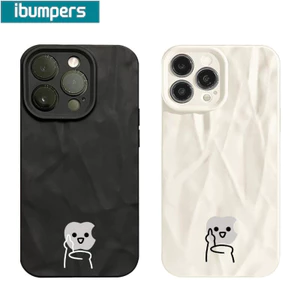 Ốp điện thoại đơn giản thẩm mỹ dễ thương Logo kỳ lạ cao cấp cho Iphone 17 16 15 14 12 13 11 Pro Max IP 7 8 Plus Iphon X XS XR Xs Max Làm dày mặt sau IP15 chống sốc