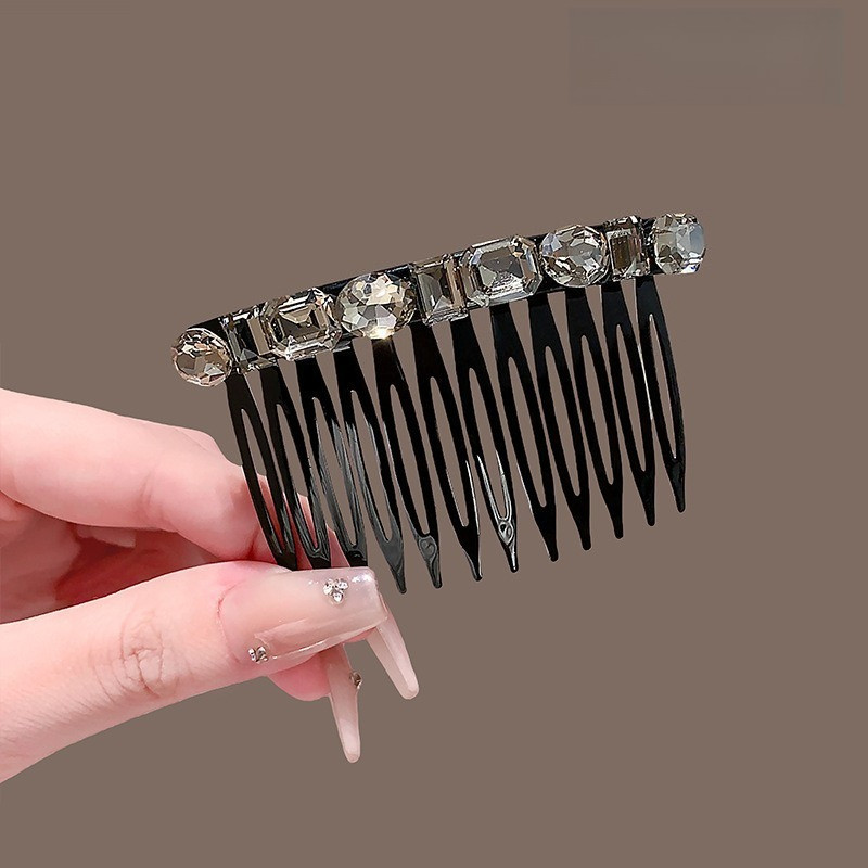 MAUROPOLI Phong Cách Mới Phiên Bản Hàn Quốc Mũ Kim Cương Người Lớn Pha Lê Phiên Bản Hàn Quốc Nổ Kim Cương Giả Lược Tóc