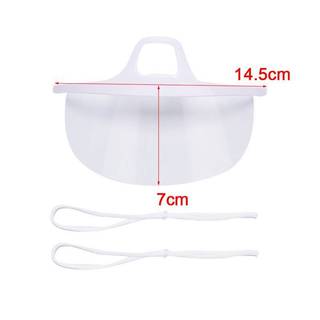 E-WOITD Tái Sử Dụng Trong Suốt Chống Sương Mù Chống Nước Bọt Miệng Tấm Che Miệng Nhựa E-WOITD