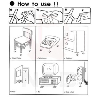 Miếng dán mút xốp chống rè nhựa xe, dàn áo, cốp, yên, đầu đèn..