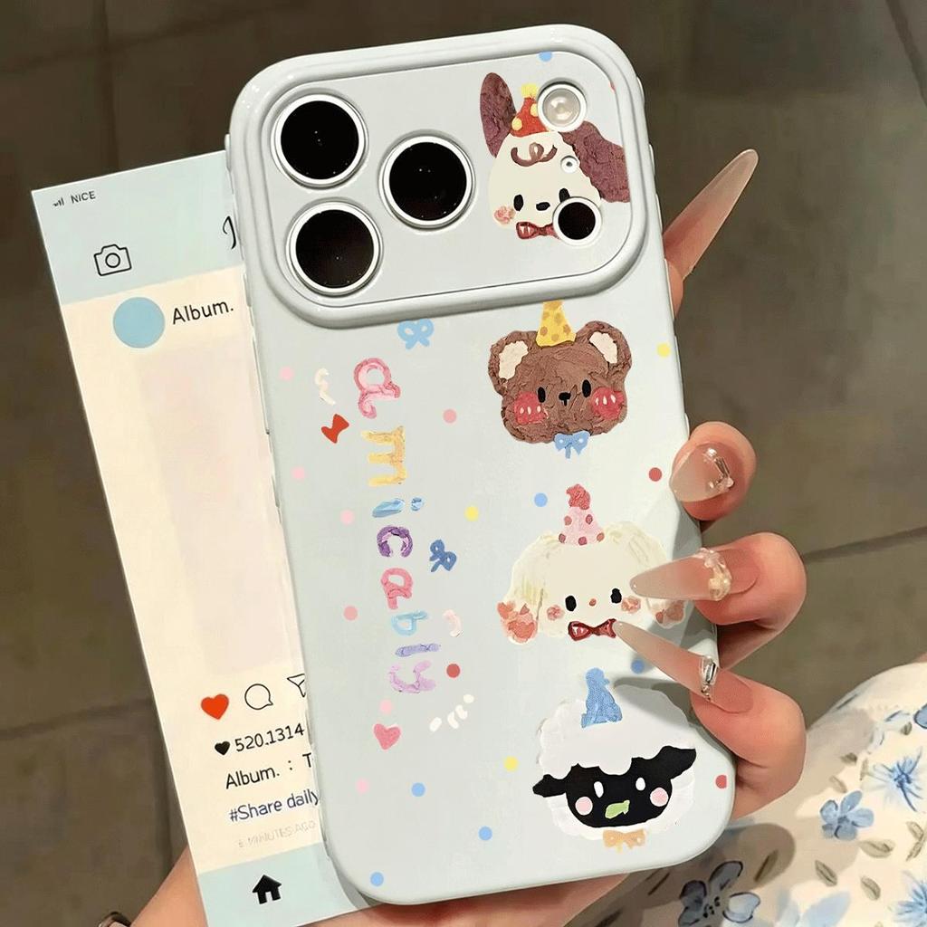 Puppy Đảng Thích hợp iPhone 17/16P trường hợp điện thoại 1512 mới 1314