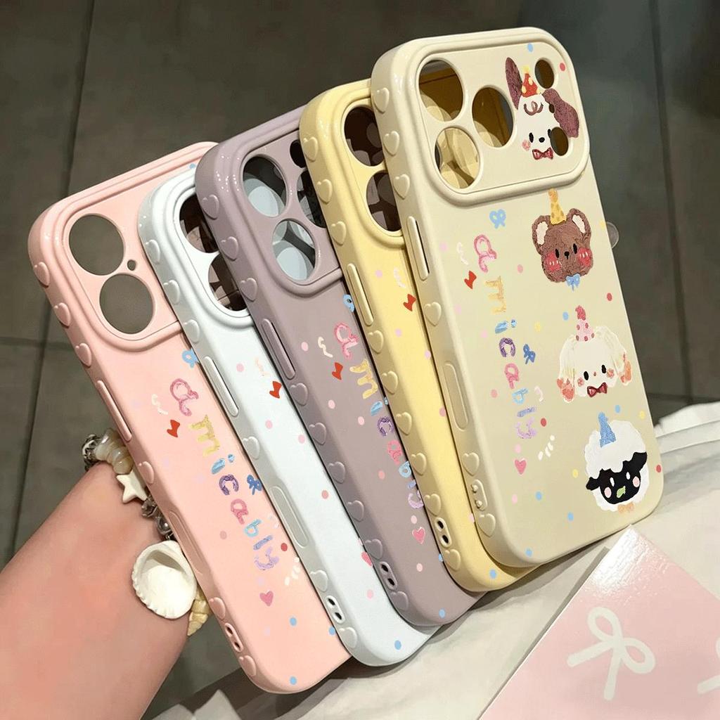 Puppy Đảng Thích hợp iPhone 17/16P trường hợp điện thoại 1512 mới 1314