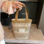Cao Cấp Niche Handmade Túi Xách Phong Cách Mới Giỏ Rau Củ Túi Bento Nhân Viên Văn Phòng Túi Ăn Trưa Bán Buôn Hộp Cơm Trưa Túi
