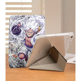 Ốp Lưng ONE PIECE cho iPad Air4/5/6/7/8 Pro 11 Y-fold Luffy Gear 5 Zoro Ace iPad A16 Gen 12 11 10 9 8 7 6 5 Mini6/7
