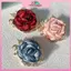 MYPANDA 1 Chiếc Ngọc Trai Thời Trang Cao Cấp Phụ Kiện Trang Sức Nữ Vải Retro Hoa Hồng Thổ Cẩm Pin Quần Áo Trâm Cài Hoa.