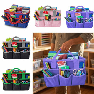 Túi lưu trữ đa năng SENRTY dung tích lớn 5 màu, túi tote Oxford bền bỉ, đựng dụng cụ làm vườn, cắt tỉa
