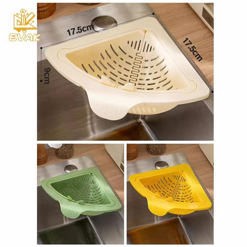 Bộ lọc bồn rửa từ tính hình tam giác Alittlesetrtu - Bộ thu gom rác thải thực phẩm nhà bếp VN