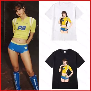 GC1 2026 LISA áo thun cotton mới The 23rd FIFA World Cup BLACKPINK áo thun người hâm mộ quà tặng GC1