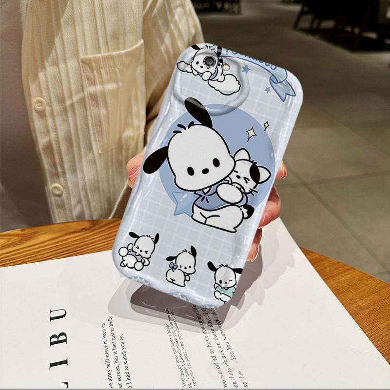 Ốp Silicon Hoạt Hình Cho iPhone 6 6S 6 Plus 6S Plus 7 8 Plus SE 2020 Vỏ Điện Thoại Mềm 3D TPU Pochacco sanrio Ốp Lưng Chống Sốc