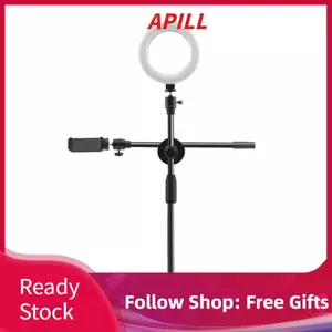 apill Giá đỡ điện thoại di động Đa chức năng Có thể thu vào Đế ổn định có thể điều chỉnh cho Chụp ảnh Salon (Ánh sáng có trọng lượng)