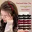 HFSHY Nữ Nhung Barrettes Kẹp Tóc Sang Trọng Lý Tưởng Cho Đuôi Ngựa Và Mặc Hàng Ngày VN