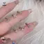 1 Cặp Tragus Sụn Tòn Ten Bông Tai Helix Conch Rook Lobe Stud Tai Trang Sức Cơ Thể [Mina]