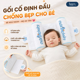 Gối Kê Định Hình Đầu Cho Bé, Gối Chống Bẹp Đầu Hạt Kê Tự Nhiên Mềm Mại, Thoáng Khí Cho Trẻ Sơ Sinh