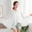 Tweeduj Mới Mỏng In Khăn Choàng Nữ Mùa Hè Chống Tia UV Đi Áo Choàng Nữ Poncho Mũi Bla VN