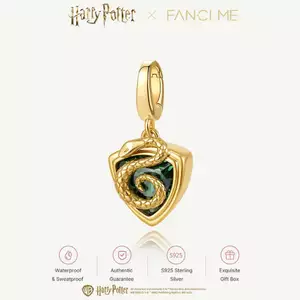 Harry Potter x FANCIME Slytherin House Bạc Charm