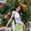 Váy chanh tươi Phong cách mới Váy ngắn Hot Girl Phong cách du lịch kỳ nghỉ