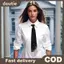 Doutie Ngọc Trai Thanh Lịch sel Tie Dài Newear Cho Áo Sơ Mi Sang Trọng Phong Cách Preppy Phụ Kiện Trang Trí Cho Đại Học Sự Kiện Làm Việc VN