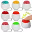 HFTOY Brain Skull Móc khóa cơ khí in 3D Clier Fidget Đồ chơi giảm căng thẳng Tiện ích cho văn phòng và bàn làm việc tại nhà ~
