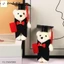 Bó hoa gấu bông tốt nghiệp - 10 chiếc Đồ chơi nhồi bông xốp Mini cho bữa tiệc lễ