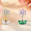 PNPIA- Thép Không Gỉ Hoa Bướm Bụng Nút Nhẫn Nữ Pha Lê Zircon Trái Tim Rốn Xuyên Trang Trí Gợi Cảm Cơ Thể Trang Sức