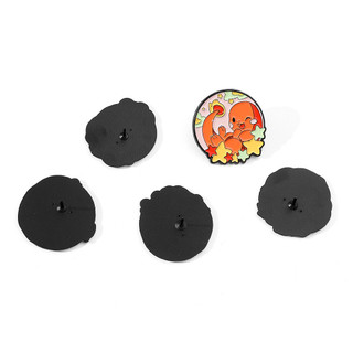 5 Cái / bộ Dễ Thương Sáng Tạo Pokemon Psyduck Kim Loại Trâm Pin Cho Ba Lô Quần Áo