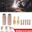 Luckyew 9 Cái 0.8 / 1.0 / 1.2mm MIG Đèn Pin Gas Đầu Giá Đỡ Bộ Phận Bảo Vệ 15AK Đèn Pin Hàn Mới Lớp Phủ Bảo Vệ Vòi Phun TQ