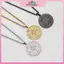 MYPANDA Xu hướng thời trang Kabbalah Bùa hộ mệnh Bảy Archangel Seal Lò thép không gỉ Mặt dây chuyền mạ điện bằng vàng thật Nelace.