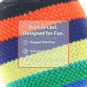 SRVN 6 Chiếc Handmade Ngoài Trời Mềm Handmade Túi Bóng Đá Juggling Balls Đồ Chơi Thể Thao Bền Đẹp Cho Trẻ Em Hoạt Động Chơi Tập Thể.