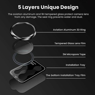 Dành Cho vivoV60 vivoV60e Điện Thoại Camera Bảo Vệ Ống Kính Vòng Dành Cho vivo V60 V60e Hợp Kim Nhôm Kim Loại Bảo Vệ Kính Cường Lực Ống Kính Phim