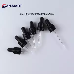 AN.MART Đầu Nhỏ Giọt Kính Khuỷu Tay Tốt Nghiệp Đầu Nhỏ Giọt Phụ Kiện Chai Làm Đẹp Trang Điểm Dụng Cụ Chăm Sóc Da VN
